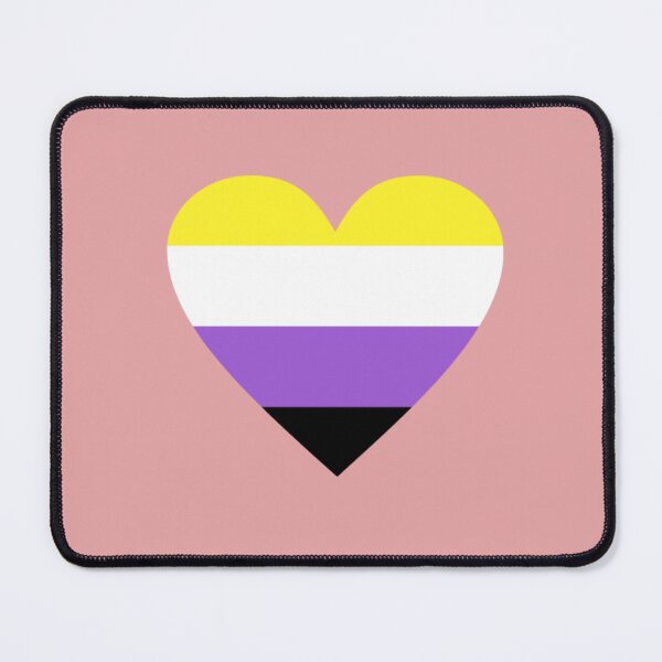 Item preview, Non Binary pride heart  designed and sold by mkwirfs1994.