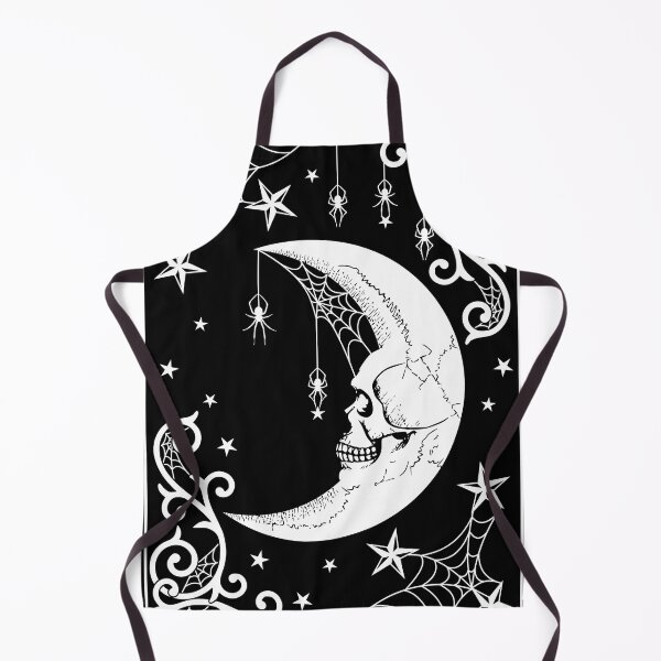 Item preview, Skull Moon with Spiderwebs designed and sold by RavenWake.