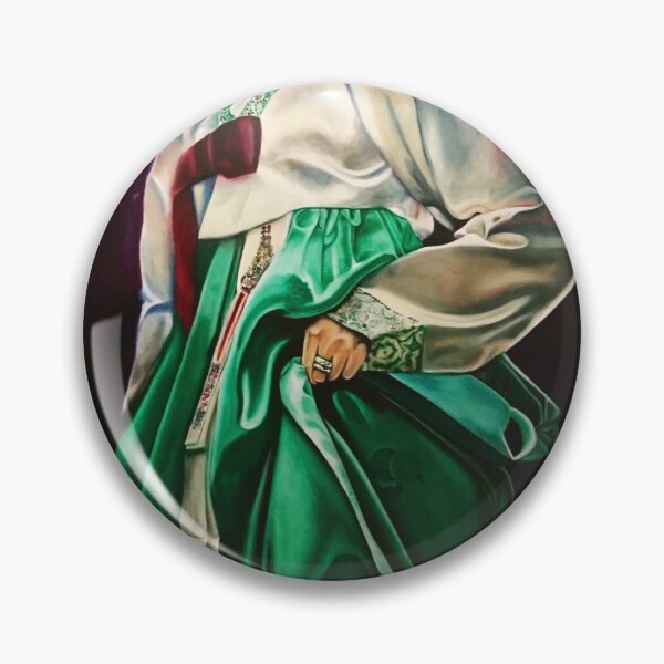 Item preview, Emerald and Cream Hanbok designed and sold by ClaireBillson.