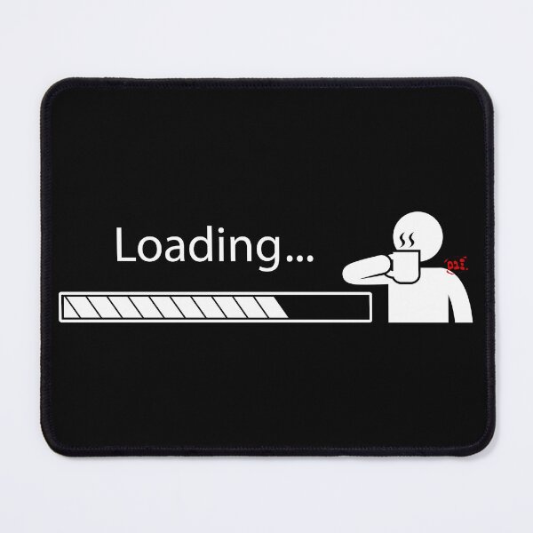 Item preview, Loading Coffee! (dark) designed and sold by royumi.
