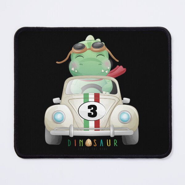 Artikelvorschau, Dinosaur Driving Racing Cars, Clever Girl Raptor Dinosaur entworfen und verkauft von jothi-designers.