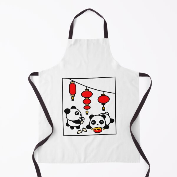 Item preview, Two Cute Pandas Eating Chinese Food designed and sold by OrderofOps.