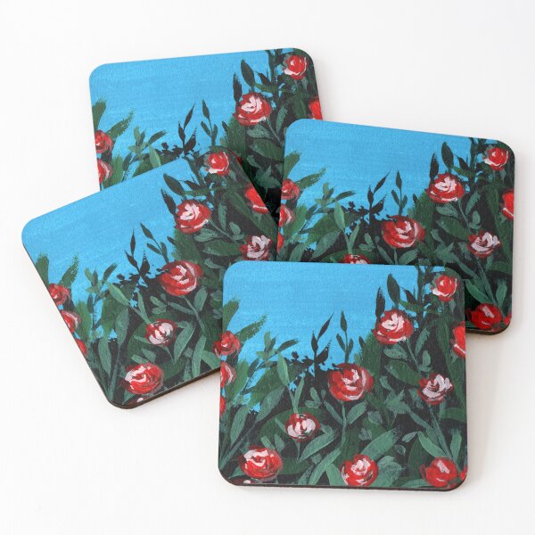 Item preview, Gouche rose garden illustration designed and sold by pinkyfish1010.
