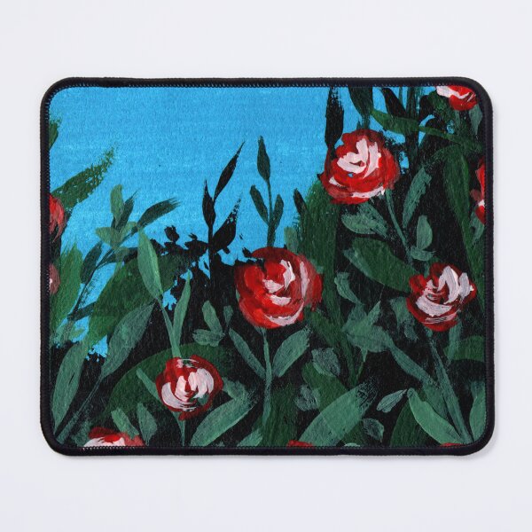 Item preview, Gouche rose garden illustration designed and sold by pinkyfish1010.