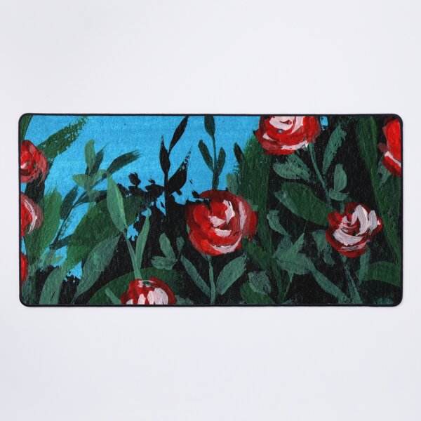 Item preview, Gouche rose garden illustration designed and sold by pinkyfish1010.