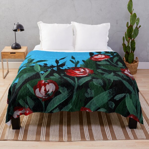 Item preview, Gouche rose garden illustration designed and sold by pinkyfish1010.