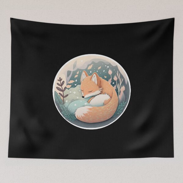 Item preview, Snuggle Up and Relax with This Sleepy Fox designed and sold by DHNY.