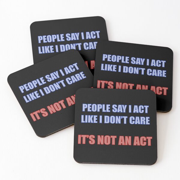 Item preview, It's Not An Act designed and sold by Black-Orc.