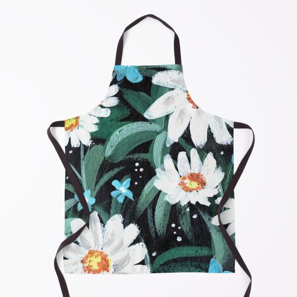 Item preview, White daisy hand painted floral art designed and sold by pinkyfish1010.