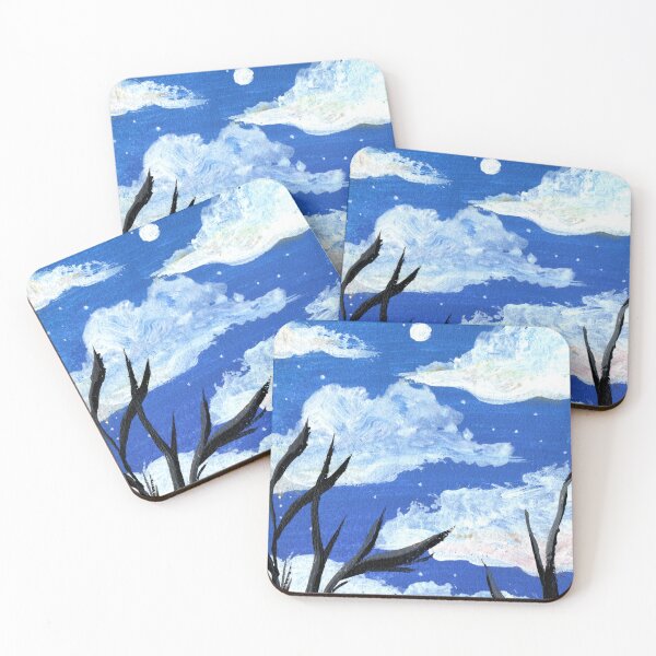 Item preview, Midnight sky gouche art designed and sold by pinkyfish1010.