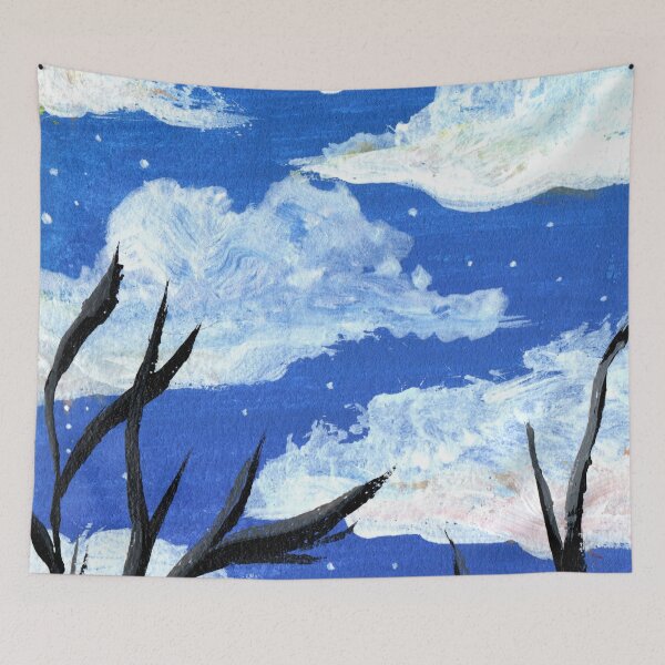 Item preview, Midnight sky gouche art designed and sold by pinkyfish1010.