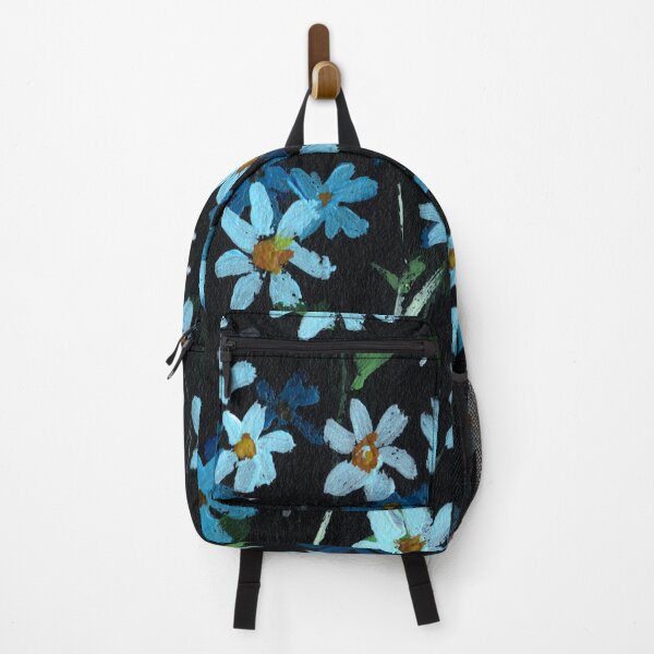 Item preview, Hand painted blue daisy field designed and sold by pinkyfish1010.