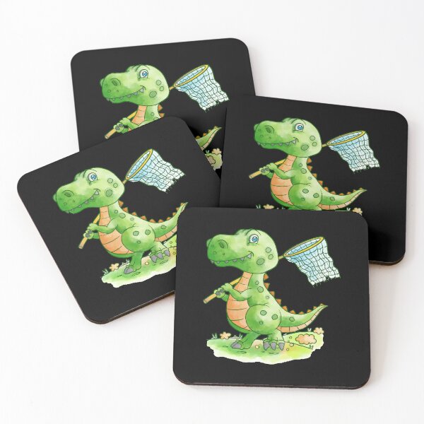 Item preview, Dinosaur Watercolor Coloring, Clever Girl Raptor Dinosaur designed and sold by jothi-designers.