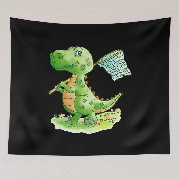 Artikelvorschau, Dinosaur Watercolor Coloring, Clever Girl Raptor Dinosaur entworfen und verkauft von jothi-designers.