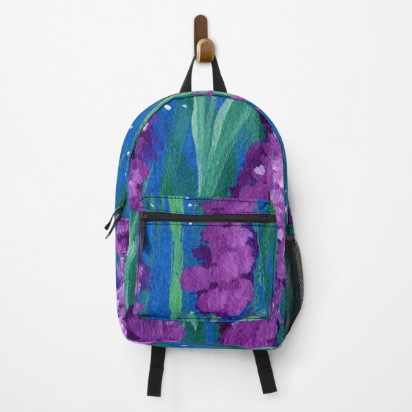 Item preview, Purple lavender hand painted gouche floral designed and sold by pinkyfish1010.
