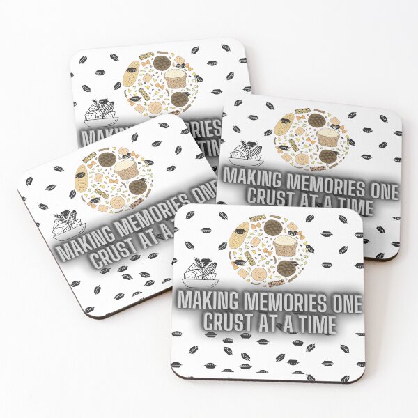 Item preview, Cute funny Cooking Baking Quote/Meme: Making memories one crust at a time designed and sold by PixelPizzazz.