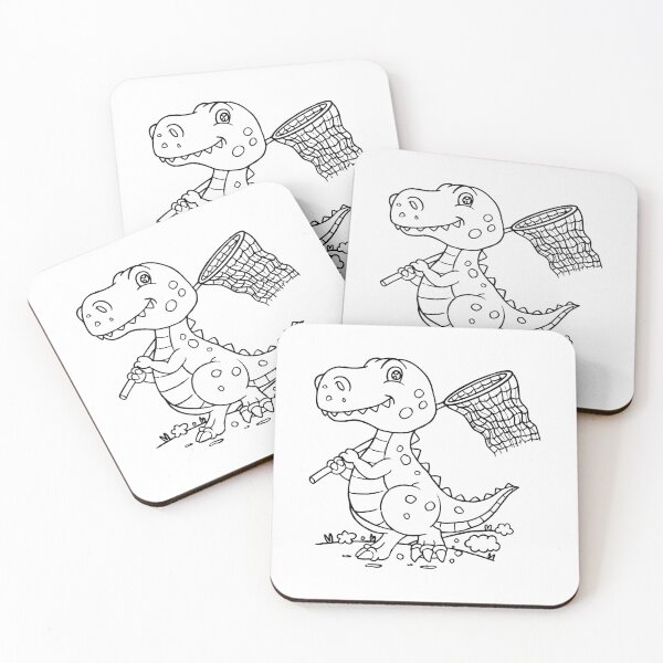 Artikelvorschau, Dinosaur Outline, Clever Girl Raptor Dinosaur entworfen und verkauft von jothi-designers.