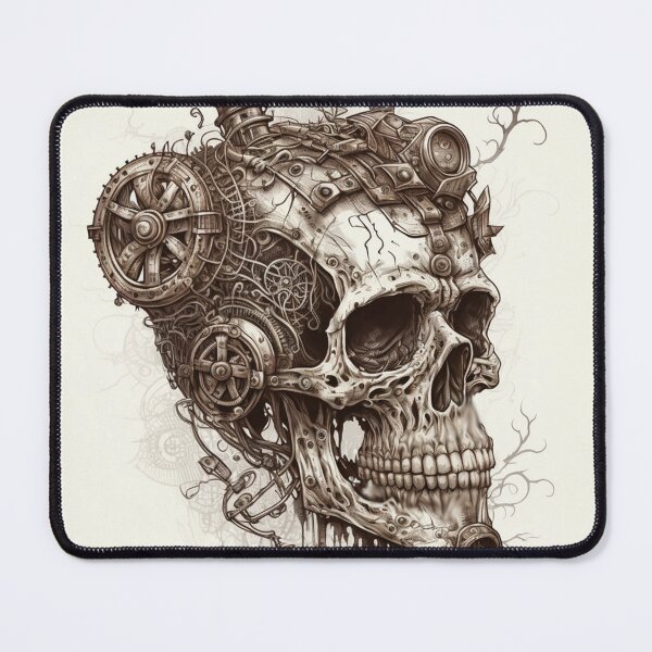 Item preview, Steampunk Skull - Sticker and T-Shirt Design designed and sold by MindAsylum.