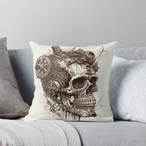 Item preview, Steampunk Skull - Sticker and T-Shirt Design designed and sold by MindAsylum.