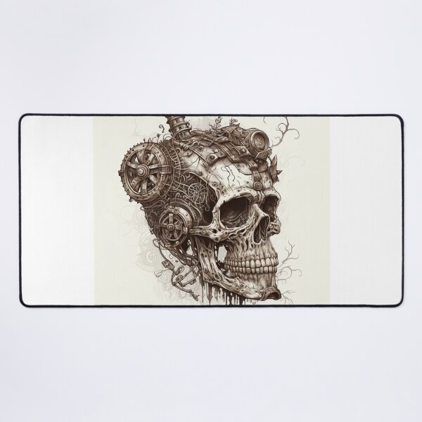 Item preview, Steampunk Skull - Sticker and T-Shirt Design designed and sold by MindAsylum.