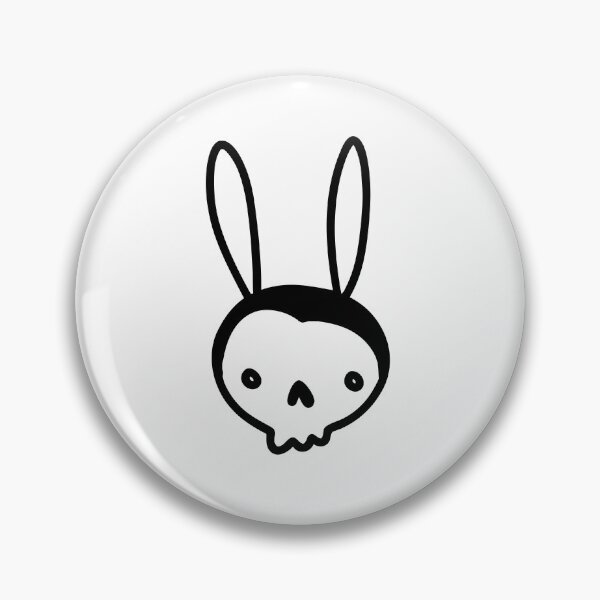 Item preview, Skull with bunny ears designed and sold by BoredCatCo.