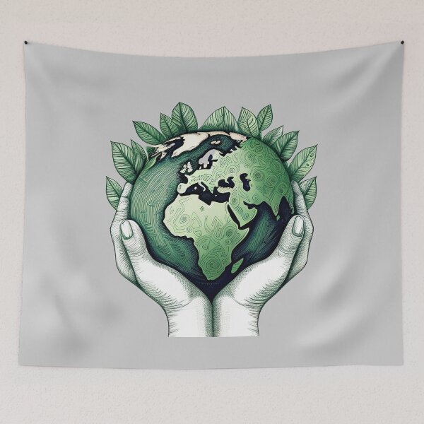 Item preview, Ecoliving Save the Planet Earth Day designed and sold by Aurora Hues.