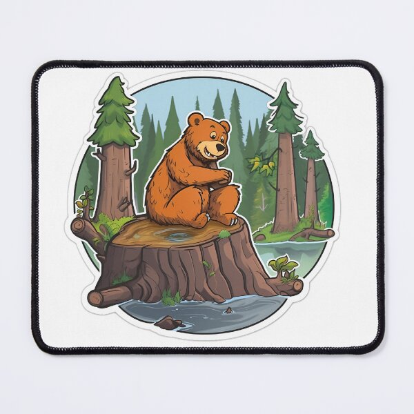 Item preview, Panda sitting on wood designed and sold by aimamia.