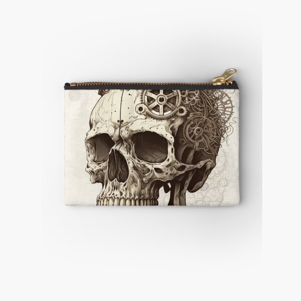 Item preview, Steampunk Skull #3 - Sticker and T-Shirt Design designed and sold by MindAsylum.