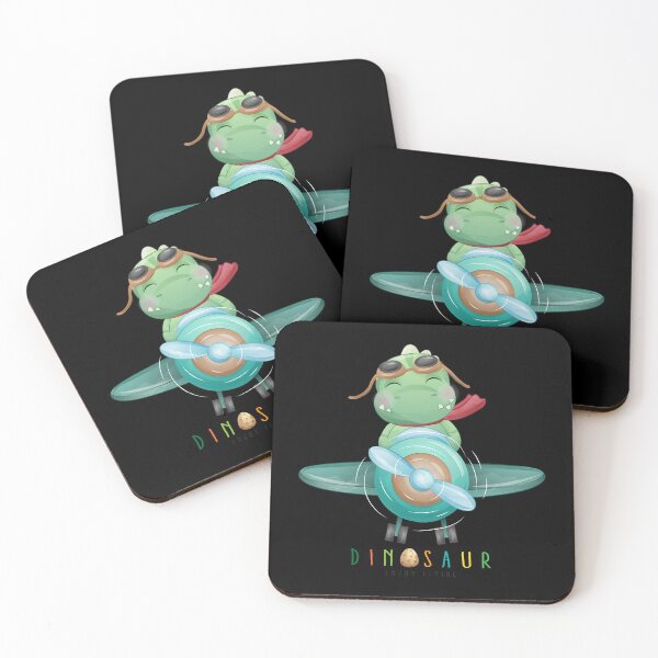 Item preview, Happy Dinosaur Pilot, Clever Girl Raptor Dinosaur designed and sold by jothi-designers.