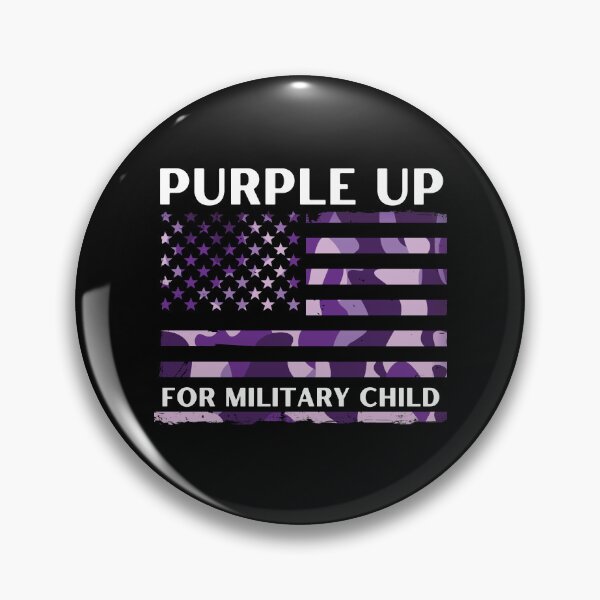 Item preview, Camouflage Purple Up For Military Child-Purple Up in April designed and sold by LadyHustle.