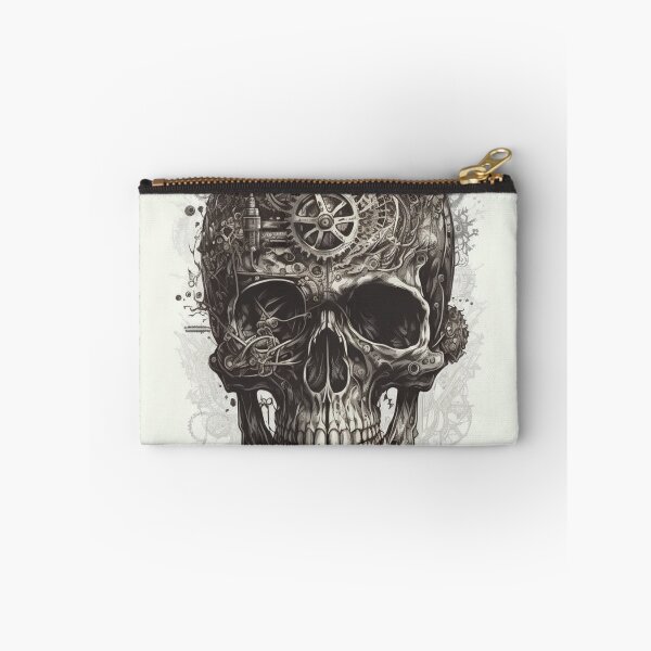 Item preview, Steampunk Skull #4 - Sticker and T-Shirt Design designed and sold by MindAsylum.