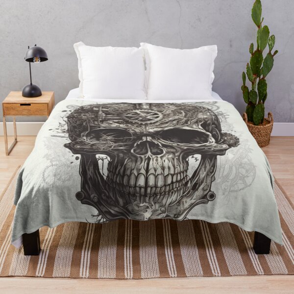 Item preview, Steampunk Skull #4 - Sticker and T-Shirt Design designed and sold by MindAsylum.