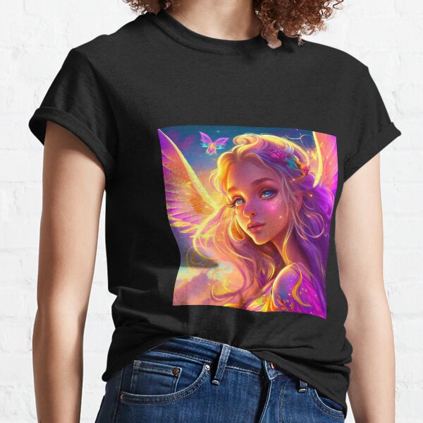 multicolored beautiful fairy Classic T-Shirt