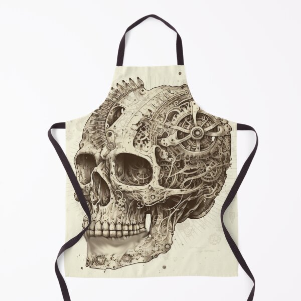 Item preview, Steampunk Skull #5 - Sticker and T-Shirt Design designed and sold by MindAsylum.