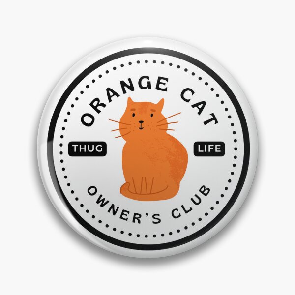 Item preview, Orange Cat Owner’s Club Design designed and sold by S0CalStudios.