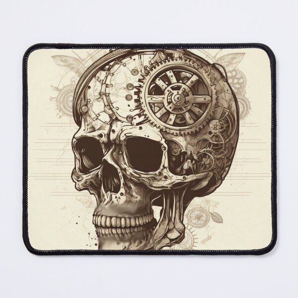 Item preview, Steampunk Skull #7 - Sticker and T-Shirt Design designed and sold by MindAsylum.