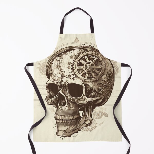 Item preview, Steampunk Skull #7 - Sticker and T-Shirt Design designed and sold by MindAsylum.
