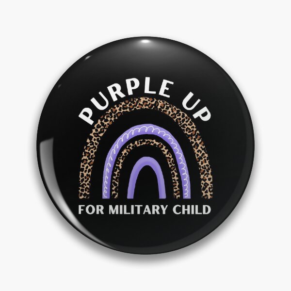 Item preview, Rainbow leopard Purple Up For Military Child-Purple Up in April designed and sold by LadyHustle.