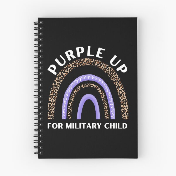 Item preview, Rainbow leopard Purple Up For Military Child-Purple Up in April designed and sold by LadyHustle.