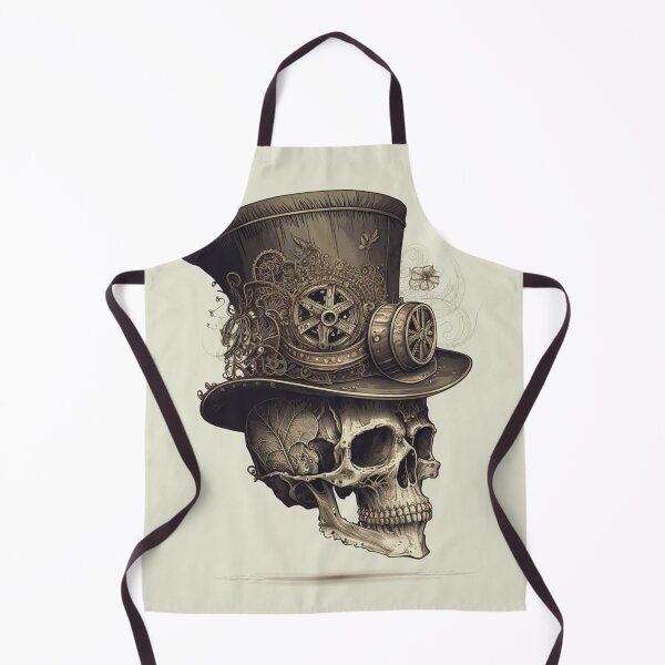 Item preview, Steampunk Skull #9 - Sticker and T-Shirt Design designed and sold by MindAsylum.