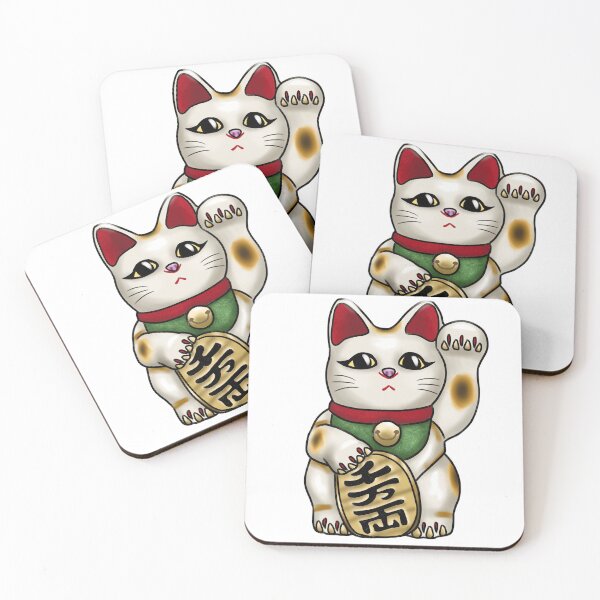 Item preview, Japanese Maneki Cat Japan Maneki Lucky Cat Japanese Lucky Cat Maneki designed and sold by Aissa Zans.