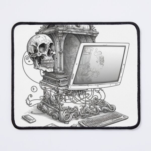 Item preview, Steampunk Computer #5 - Sticker and T-Shirt Design designed and sold by MindAsylum.