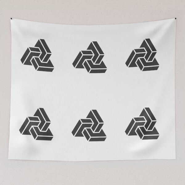 Item preview, Optical illusion- cuboid pattern designed and sold by nearlyadoctor.