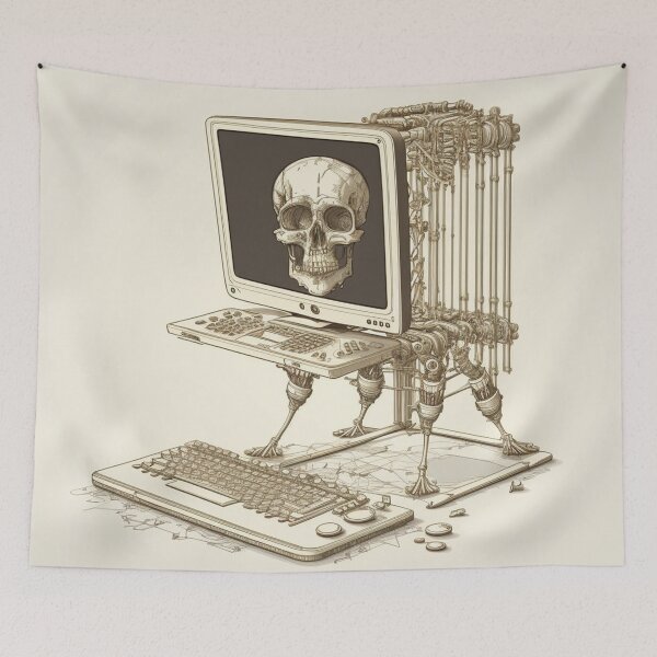 Item preview, Steampunk Computer #6 - Sticker and T-Shirt Design designed and sold by MindAsylum.