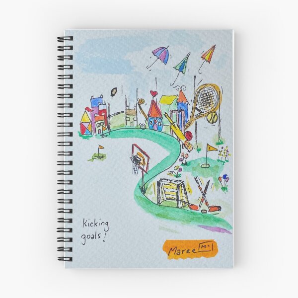 Item preview, Kicking goals designed and sold by Maree McCrum.