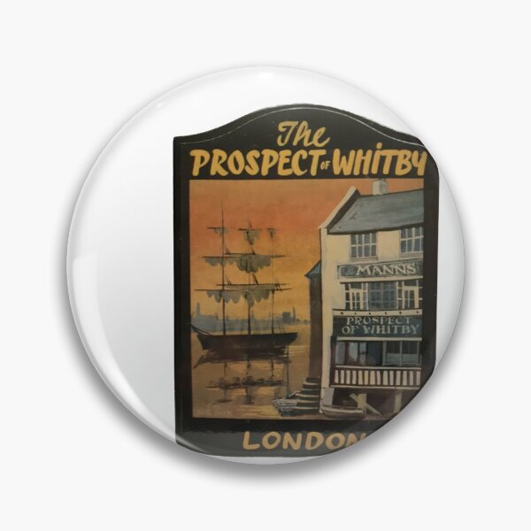 Item preview, Prospect of Whitby Vintage Pub Sign designed and sold by WhoRemembers.