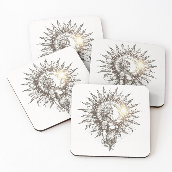 Item preview, Steampunk Sun #4 - Sticker and T-Shirt Design designed and sold by MindAsylum.
