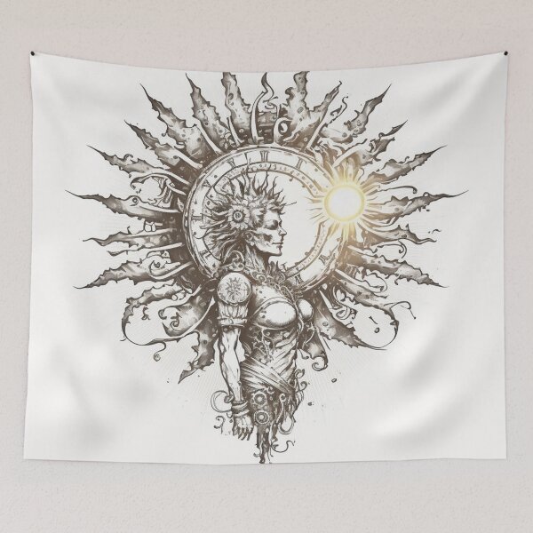 Item preview, Steampunk Sun #4 - Sticker and T-Shirt Design designed and sold by MindAsylum.