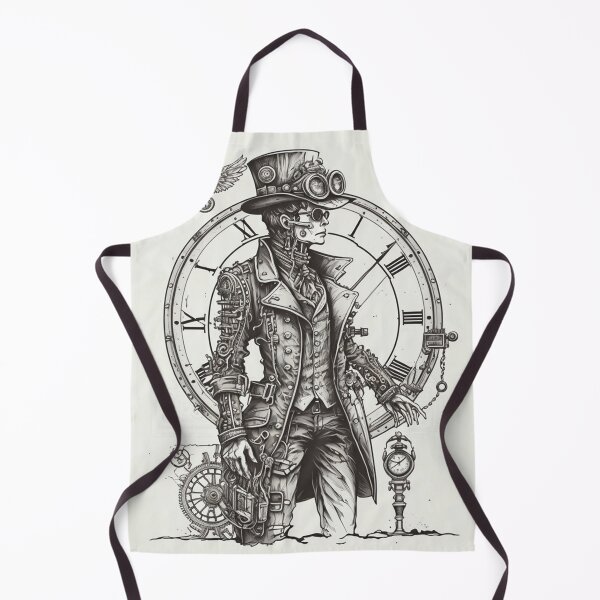Item preview, Steampunk Time - Sticker and T-Shirt Design designed and sold by MindAsylum.