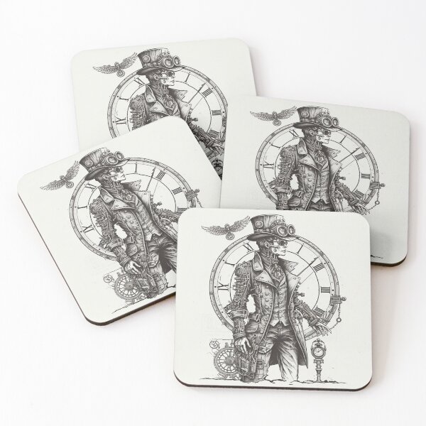 Item preview, Steampunk Time - Sticker and T-Shirt Design designed and sold by MindAsylum.